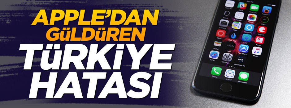 Apple'ın Türkiye haritasındaki ilginç hata