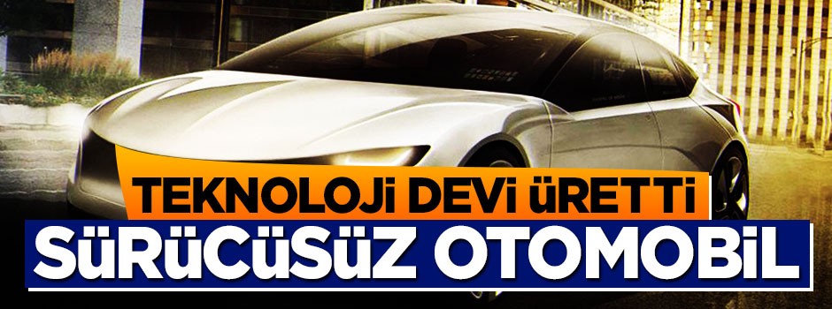 Apple'ın ürettiği sürücüsüz otomobil görüntülendi