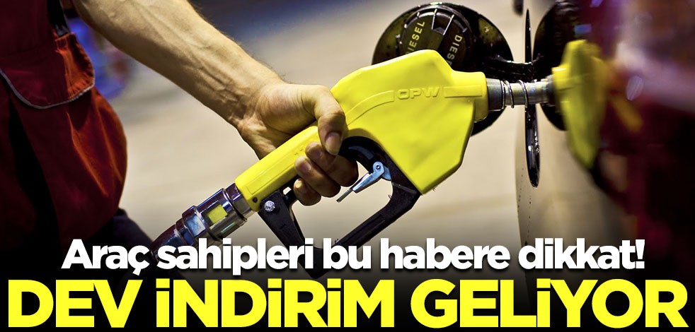 Araç sahipleri dikkat, depoları doldurmayın bekleyin! Akaryakıta indirim geliyor
