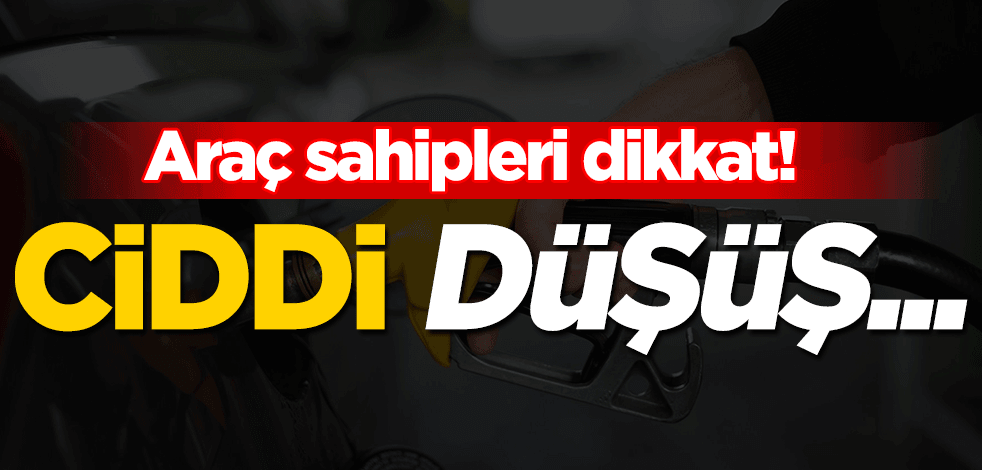 Araç sahipleri dikkat! Sektör akaryakıt fiyatlarında ''ciddi düşüş'' bekliyor
