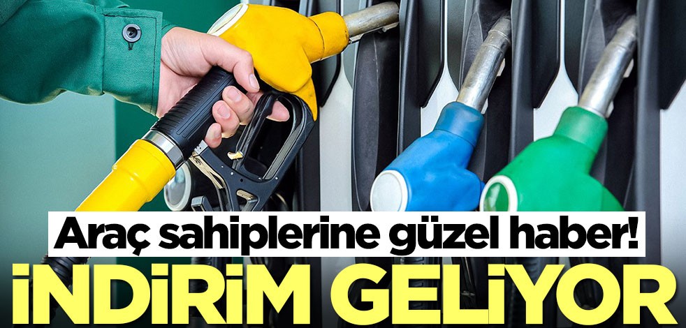 Araç sahiplerine güzel haber! Akaryakıta indirim