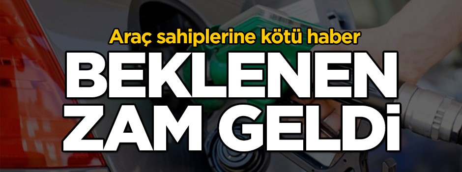 Araç sahiplerine kötü haber! Beklenen zam geldi