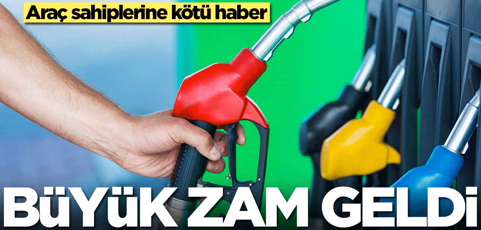 Araç sahiplerine kötü haber! Benzin, motorin ve otogaza zam geldi