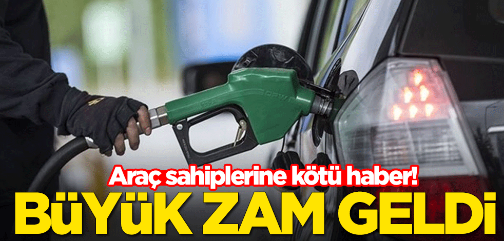 Araç sahiplerine kötü haber! Benzine 29 kuruş zam geldi