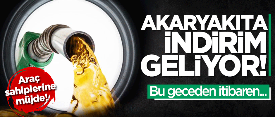 Araç sahiplerine müjde! Benzinde 25 kuruş indirim