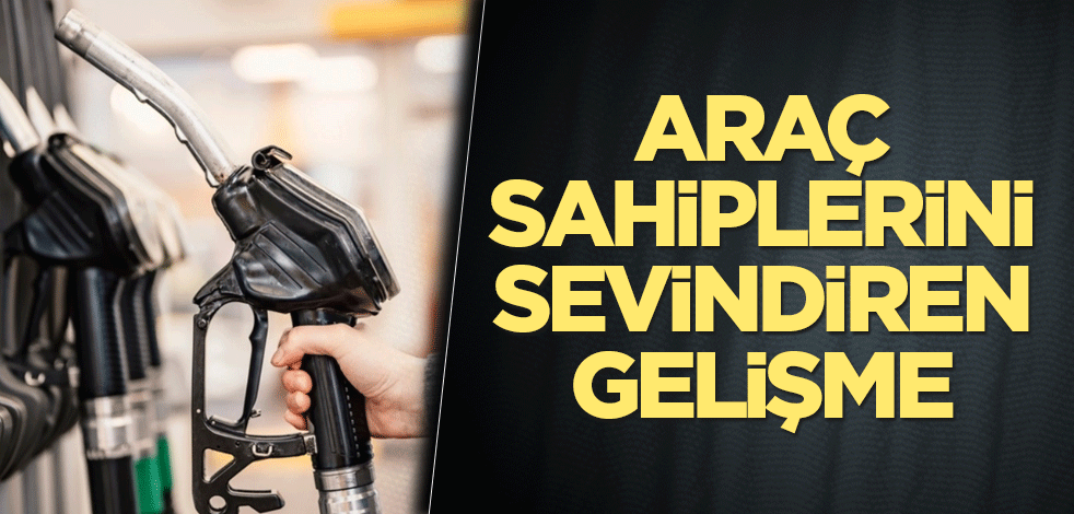 Araç sahiplerini sevindiren gelişme
