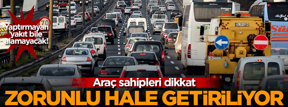 Araçlarda çip sistemine geçiliyor