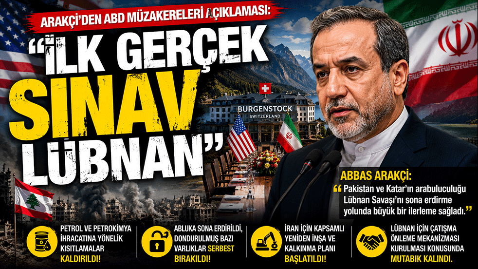 Arakçi'den ABD müzakereleri açıklaması: 