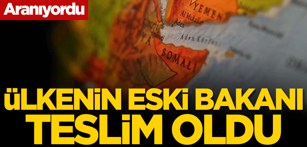 Aranıyordu! Ülkenin eski bakanı teslim oldu