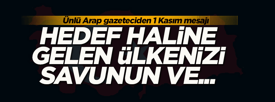 Arap gazeteciden Türk halkına 'seçim' mesajı