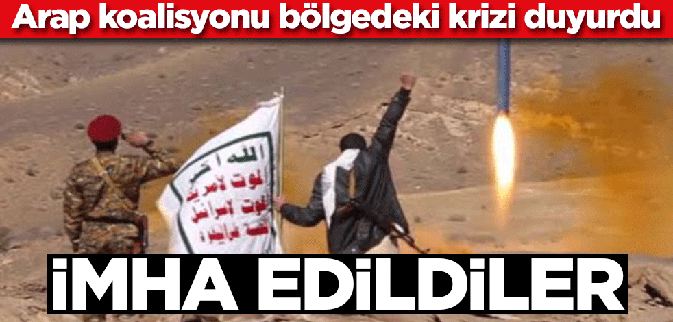 Arap koalisyonu bölgedeki krizi duyurdu! Bomba yüklü 3 İHA ile 2 tekne imha edildi