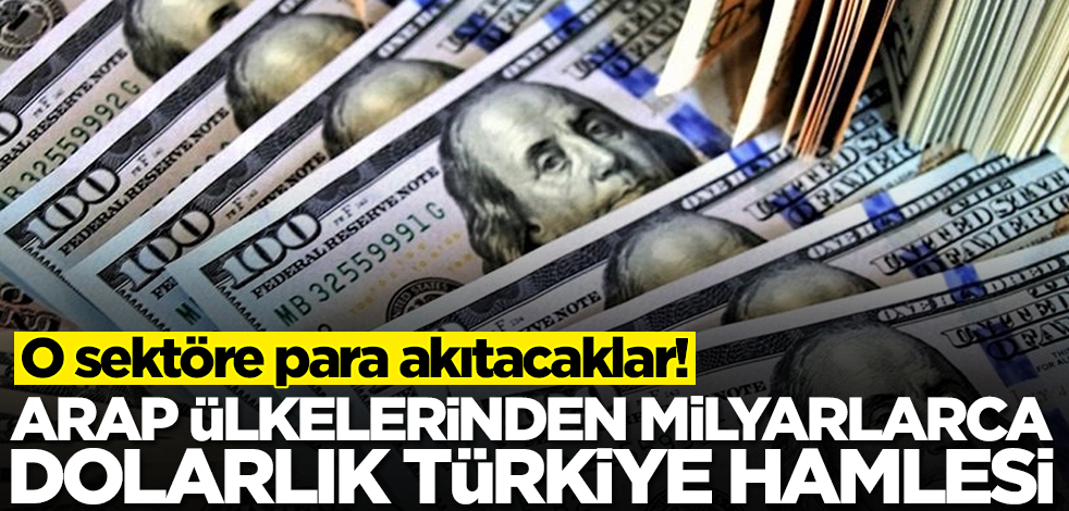 Arap ülkelerinden milyarlarca dolarlık Türkiye hamlesi! O sektöre para akıtacaklar