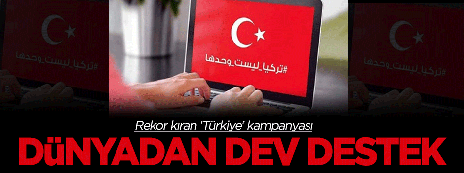 Arapça 'Türkiye' etiketine büyük destek