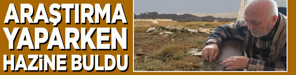 Araştırma yaparken, hazine buldu!