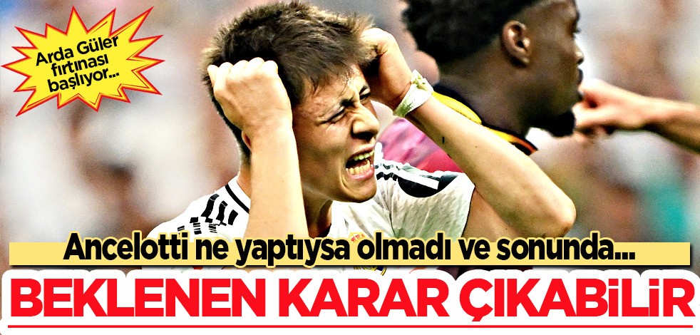 Arda Güler ilk 11'in vazgeçilmezi olabilir! Yıldız isim sakatlandı, duyan şaşıp kalıyor! Doğrulanmış bir karar...