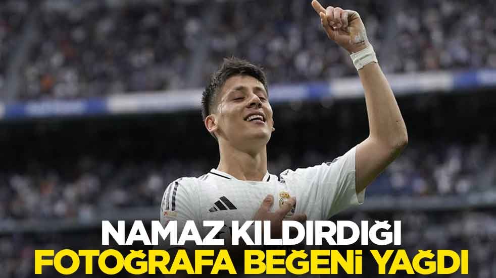 Arda Güler'in namaz kıldırdığı fotoğrafa beğeni yağdı