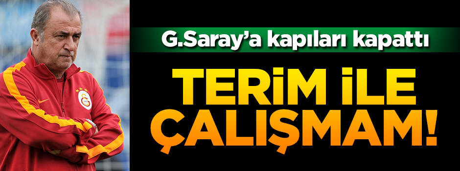 Arda Turan kapıları kapattı! 'Terim'le çalışmam'