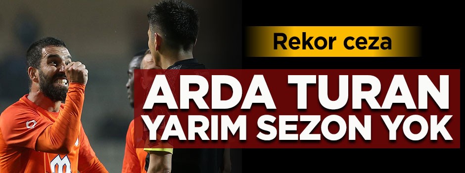 Arda Turan'a rekor ceza!