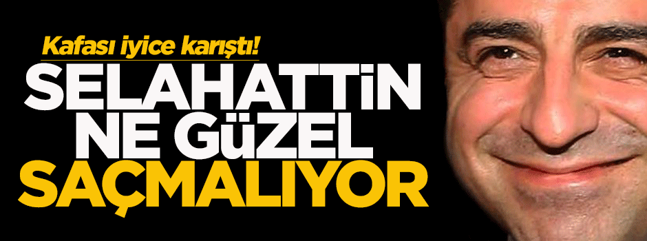 Ardıç: Selahattin ne güzel saçmalıyor