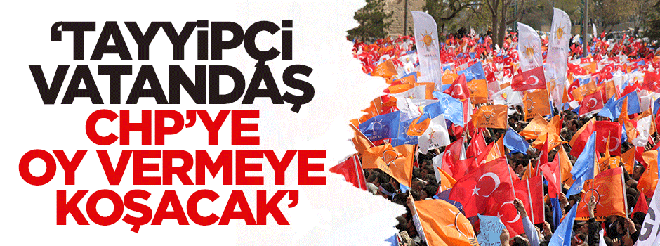 Ardıç: Tayyipçi vatandaş CHP'ye oy vermeye koşacak
