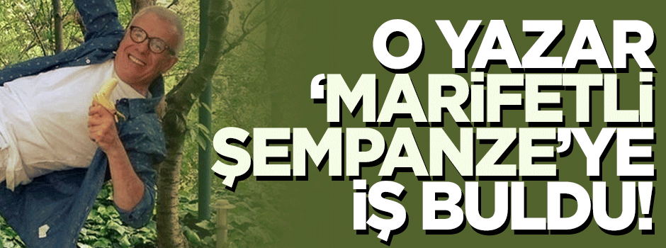 Ardıç'tan Ertuğrul Özkök'e: Marifetli şempanze!