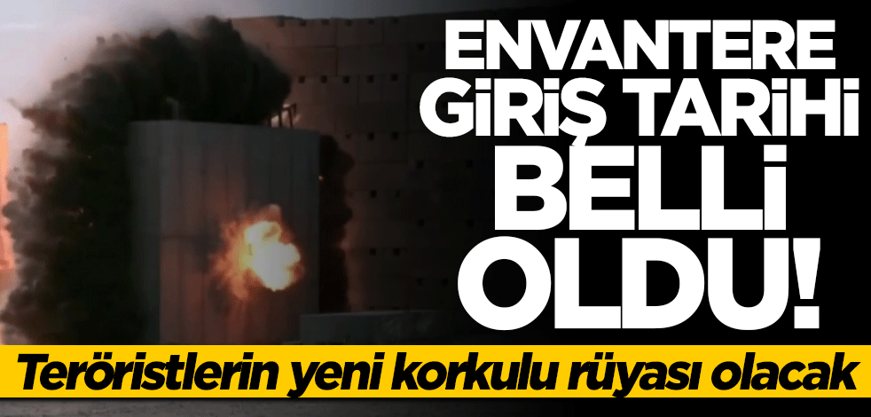 Ardışık delici bomba SARB-83'ün envantere giriş tarihi belli oldu