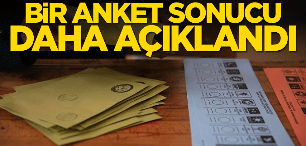 Area Araştırma son seçim anketi sonucunu açıkladı