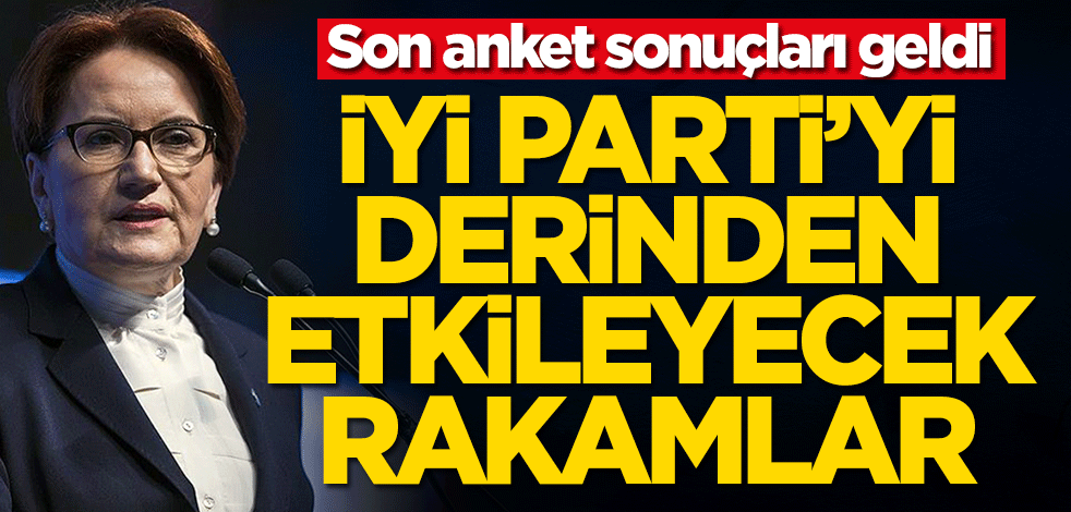Areda Survey son anketi paylaştı! İYİ Parti'yi karıştıracak rakamlar