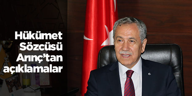 Arınç'tan Bakanlar Kurulu Toplantısı açıklamaları