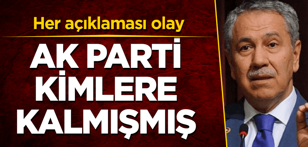 Arınç'tan mikserliğe devam