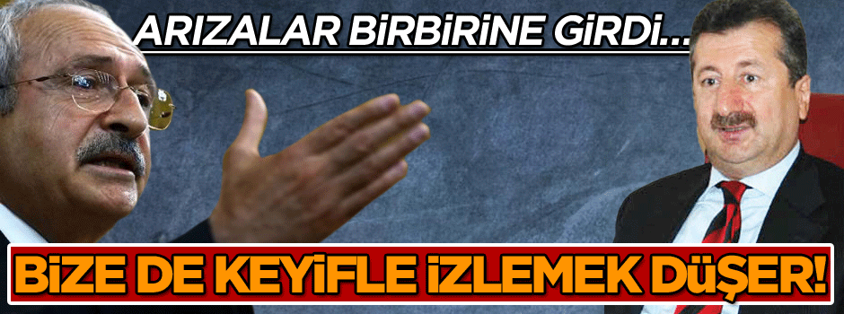 Arızalar birbirine girdi… Bize de keyifle izlemek düşer!