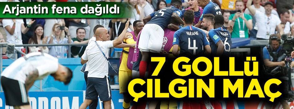 Arjantin fena dağıldı... 7 gollü çılgın maç!