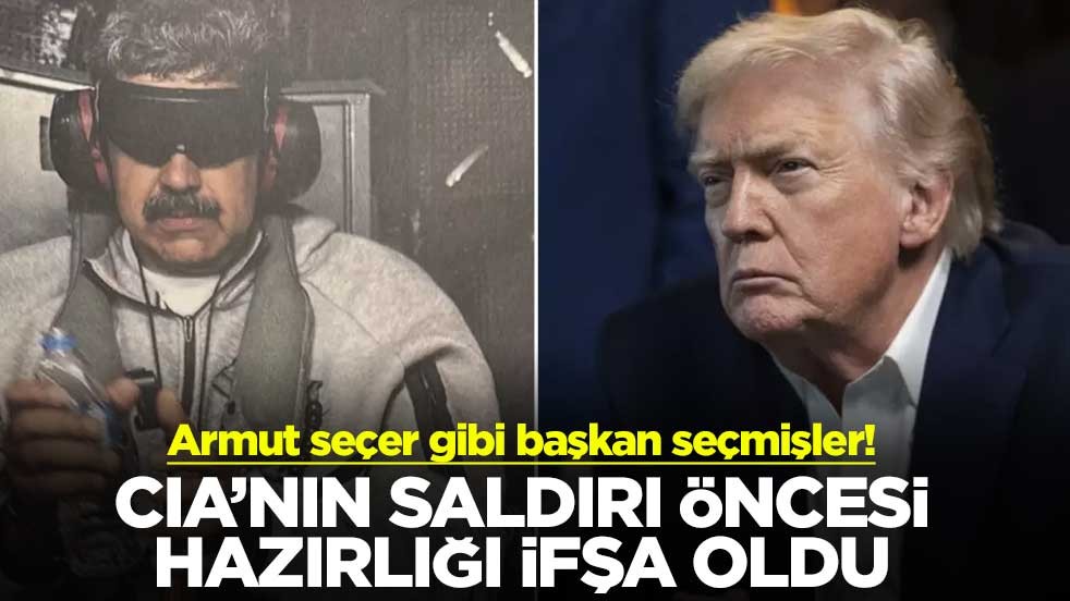 Armut seçer gibi başkan seçmişler! CIA’nın saldırı öncesi hazırlığı ifşa oldu