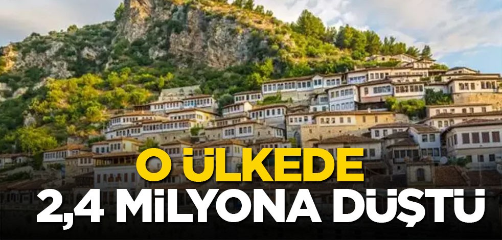 Arnavutluk'un nüfusu bakın ne kadar... Arnavutluk nüfusu 2,4 milyon düşütü! Zarara yol açabilir
