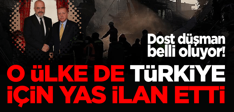 Arnavutluk'ta Kahramanmaraş merkezli depremler nedeniyle ulusal yas ilan edildi