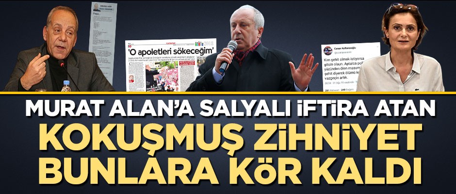 Arşiv unutmaz! Murat Alan'a salyalı iftira atan kokuşmuş zihniyet bunlara kör kaldı