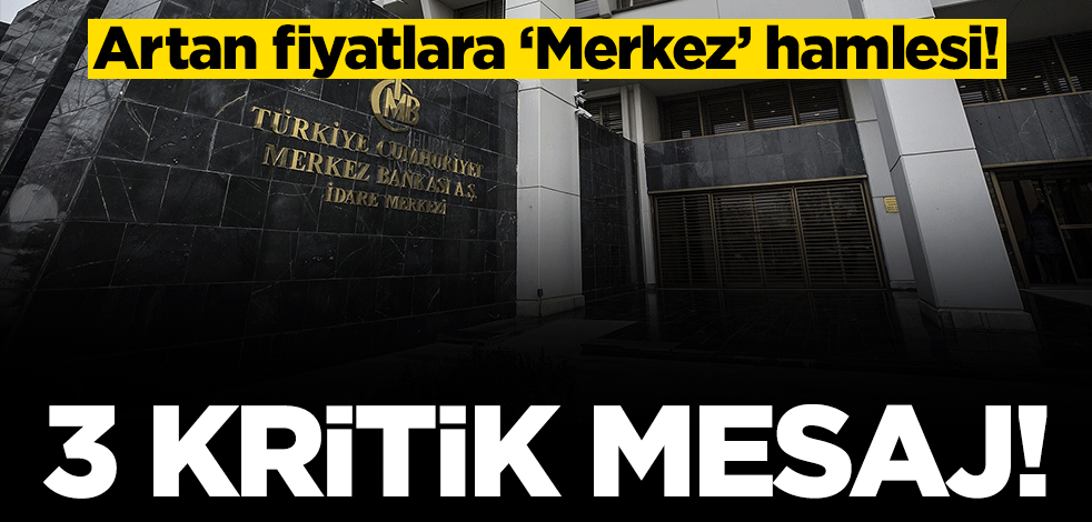Artan fiyatlara 'Merkez' hamlesi! Sahaya inip 3 mesaj verdi