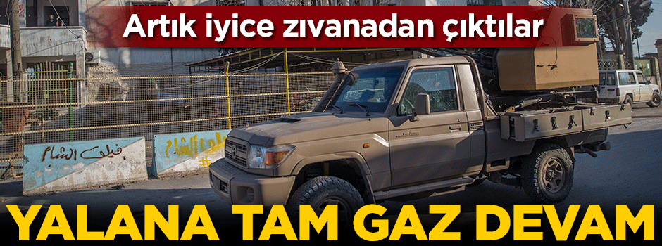 Artık iyice zıvanadan çıktılar! Yalana tam gaz devam