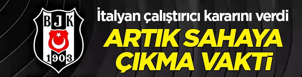 Artık sahaya çıkma zamanı: Italiano Doğan Alemdar'ı ileride sahaya sürecek
