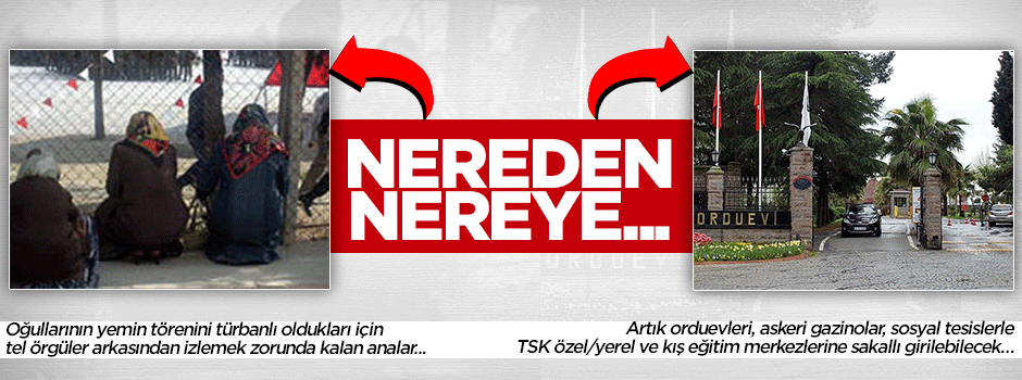 Artık sakallı da girilebilecek