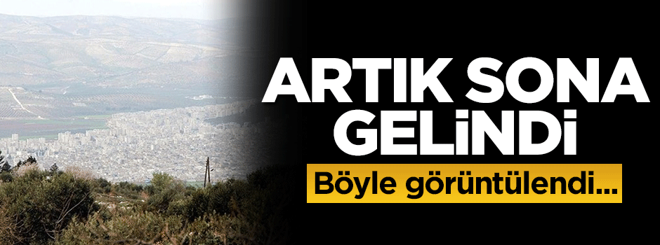 Artık sona gelindi! Böyle görüntülendi