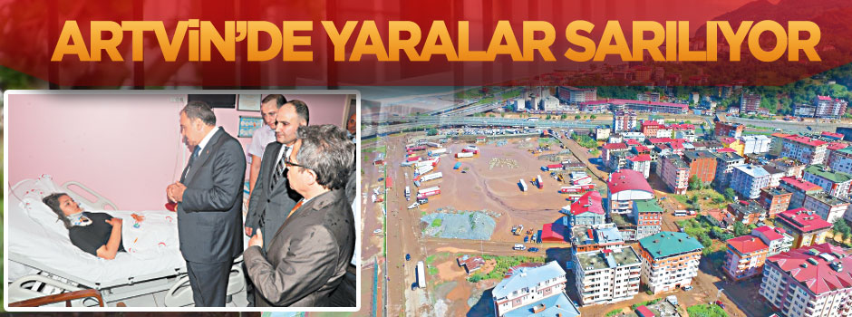 Artvin’de yaralar sarılıyor