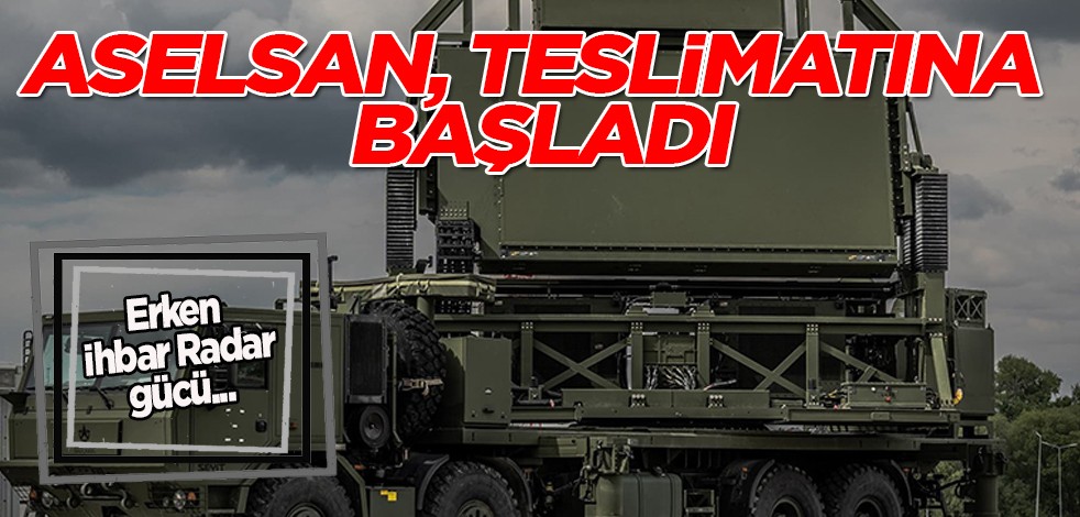 ASELSAN ALP 300-G sistemine ilişkin detay dikkat çekti: Erken İhbar Radarı teslimatına başladı! Bakın ne?