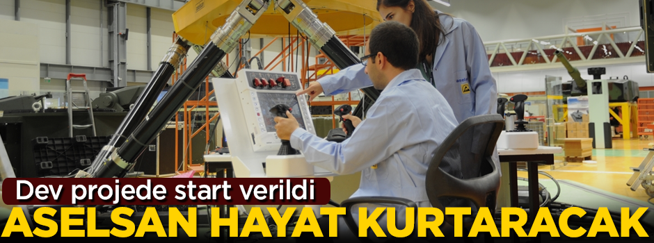 ASELSAN artık hayat kurtaracak! Dev projede start verildi...