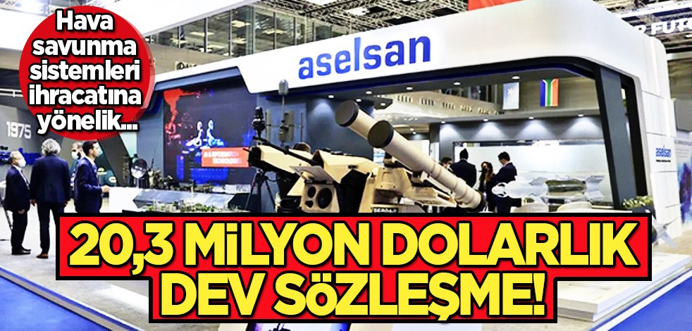 ASELSAN KAP'a yeni şirket kararını bildirdi: Yurt dışı satış! 20,3 milyon dolarlık sözleşmesi imzaladı!