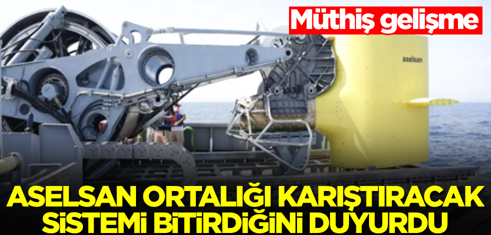 ASELSAN ortalığı karıştıracak sistemi bitirdiğini duyurdu! Müthiş gelişme