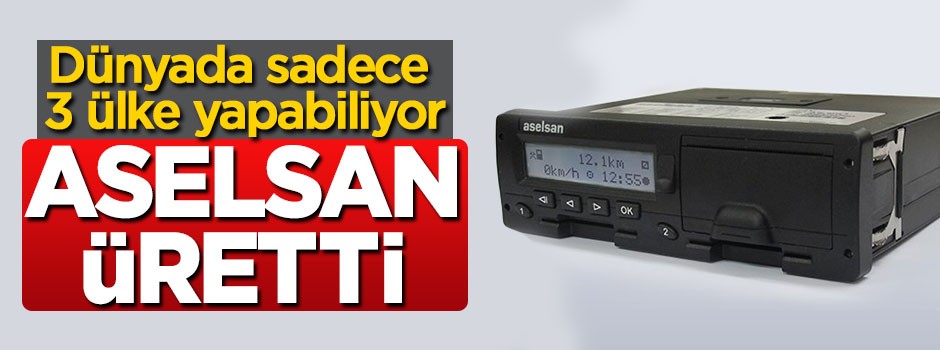 Dünyada sadece 3 ülke yapabiliyor, ASELSAN üretti