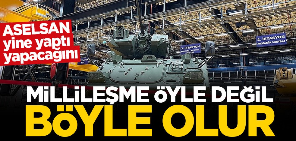 ASELSAN yine yaptı yapacağını! Millileşme öyle değil böyle olur
