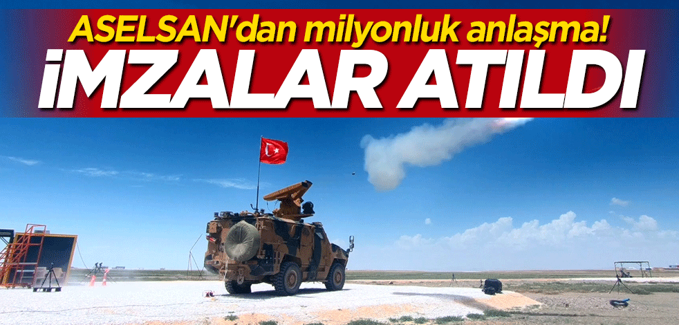 ASELSAN'dan milyonluk anlaşma! Yurt dışına ihraç edilecek