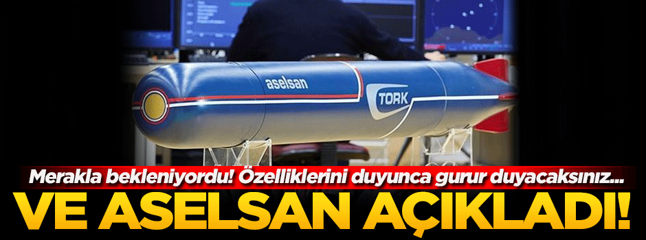 ASELSAN'ın torpidosu ilk kez görücüye çıkıyor!